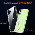 Military Grade Acrylic Hard Case for iPhone 17 Air Cover Silicone Soft Back Cover for iPhone 17 16 15 14 13 12 11 Pro Max Mini - Image 2