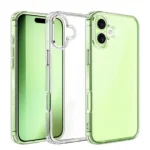 Military Grade Acrylic Hard Case for iPhone 17 Air Cover Silicone Soft Back Cover for iPhone 17 16 15 14 13 12 11 Pro Max Mini