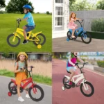 14'' Children's Learning Bicycle Kids Bike Adjustable Seat Dual Brakes for Children's Riding, Lessons, Recreation, or Exercise
