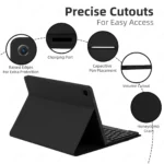 Backlight Keyboard Case For Samsung Galaxy Tab A9 Plus A9+ 11 Inch X210 X215 X216 Korean Portuguese Spanish Keyboard Cover Funda - Image 2