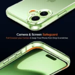 Military Grade Acrylic Hard Case for iPhone 17 Air Cover Silicone Soft Back Cover for iPhone 17 16 15 14 13 12 11 Pro Max Mini - Image 4