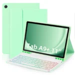 Backlight Keyboard Case For Samsung Galaxy Tab A9 Plus A9+ 11 Inch X210 X215 X216 Korean Portuguese Spanish Keyboard Cover Funda