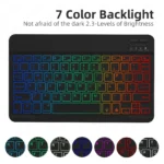 Backlight Keyboard Case For Samsung Galaxy Tab A9 Plus A9+ 11 Inch X210 X215 X216 Korean Portuguese Spanish Keyboard Cover Funda - Image 4