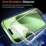 Military Grade Acrylic Hard Case for iPhone 17 Air Cover Silicone Soft Back Cover for iPhone 17 16 15 14 13 12 11 Pro Max Mini - Image 5