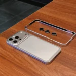 Change to 17Pro/Max Alloy Frame Metal Backplane Glass Lens Film 3 in 1 Case for iPhone 13 14 12 15 16 Pro Max Anti-Drop Cover - Image 2