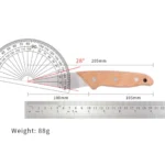Wooden handle grafting knife suitable for garden grafting/unpacking, etc. Solid wood handle garden hand tool - Image 6