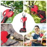 1000W 5cm Electric Pruning Shears Brushless Pruning Shears Garden Fruit Tree Branches Garden Scissors with 2 21V Batteries - Image 6