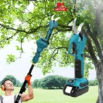 1000W Brushless Pole Chain Saw, 40mm Cutting Diameter, Telescopic Pole Extends to 2.8M, 180° Adjustable Head, for Tree Pruning, - Image 2