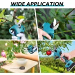 21V 40mm Cordless Electric Pruner Pruning Shear Efficient Fruit Tree Bonsai Pruning Branches Cutter Landscaping Tools - Image 6