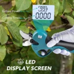 21V 40mm Cordless Electric Pruner Pruning Shear Efficient Fruit Tree Bonsai Pruning Branches Cutter Landscaping Tools - Image 3