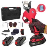 1000W 5cm Electric Pruning Shears Brushless Pruning Shears Garden Fruit Tree Branches Garden Scissors with 2 21V Batteries