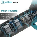 Brushless Pruning Shears Cordless Electric Pruner Cutter with Battery SK5 Blade 30mm Cutting Diameter for Gardens Farms Orchard - Image 3