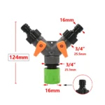 3/4 Inch 2/4-Way Garden Hose Splitter Garden Tap Y-Type Watering Connector Distributor for Outdoor Faucet - Image 5