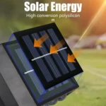 Solar LED Light, Outdoor Waterproof Wall Lamp, Dusk to Dawn Fence Lighting for Summer Garden Yard Porch Walkway Camping Home Dec - Image 3