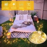 1 Pack Copper Wire Outdoor Solar Light String 8 Modes for Wedding Party Home Garden Summer Decoration LED Solar Garland Lamp - Image 5
