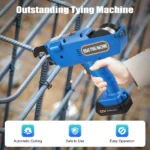 220V 4500mAh Tying Machine Adjustable Tying Range (0.31-1.34in) Portable Tying Machine for Buildings Highway Tunnels Bridge - Image 2