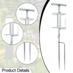 Garden Hose Guide Stake Accessories Easy to Install Metal Prevent Kinking Bending for Lawn Yard Flower Bed Outdoor Courtyard - Image 5