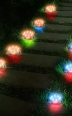 Outdoor waterproof solar-powered underground lawn lights for garden villas - Image 3