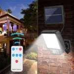 LED Solar Split Wall Lamp 3 Mode Waterproof Motion Sensor Lamps Garden Street Lighting Solar Lamp For Garage Security Wall Light - Image 5