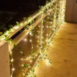 Solar Energy Green Fairy Tale Ivy String Light 8 Modes Artificial Plant Leaf Christmas Lights for Party Wedding Garden Landscape - Image 5