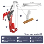 Telescopic Pruning Shears with Pruning Saw, 82-410 cm Pruning Saw with Handle, Garden Tools Set, Pole Pruner, High Reach Cut - Image 2