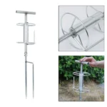 Garden Hose Guide Stake Accessories Easy to Install Metal Prevent Kinking Bending for Lawn Yard Flower Bed Outdoor Courtyard - Image 3