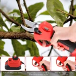 Hikity 21V Electric Cordless Pruning Shear Branche Cutter High Efficient Electric Pruner For Fruit Tree Bonsai Pruning Branches - Image 2