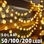 2024 Outdoor Light 100 LED Solar Light Outdoor IP65 Waterproof String Fairy Lamps Solar Garden Garlands Christmas Decoration 12M - Image 2
