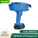 220V 4500mAh Tying Machine Adjustable Tying Range (0.31-1.34in) Portable Tying Machine for Buildings Highway Tunnels Bridge