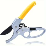 8" Durable Professional Ratchet Garden Pruning Shears - 3-Stage Anvil Design for 5X More Cutting Power, Ideal for Weak Hands - Image 3