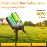 Garden Solar String Lights Led Remote Control Outdoor Lamps Waterproof Outdoor Solar Led Light For Party Camping Tent Decoration - Image 3