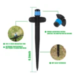 10/30Pcs Spiked Dripper Sprinkler 8 Hole Drop Emitter All Round Scattering Sprinkler Garden Flower Watering Irrigation Supplies - Image 2