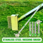 Stainless Steel Detachable Weeding Brush for Weeding Stone Board Gap Cleaning Garden Tools for Deck Patio Walkwa - Image 4