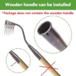 8/7/6/5teeth Garden Weeding Rake Heavy Duty Metal Gardening Hoe Weeding Rake Farm Tool for Gardening Weeding Loosening Soil Rake - Image 5