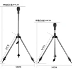 1 Set 360 Rotary Irrigation Tripod Lawn Garden Sprinkler Telescopic Support Sprinkler Head on Tripod Stainless Steel - Image 6