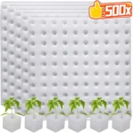500/100PCS Hydroponic Plant Sponge Garden Cultivation Seedling Soilless Culture Planting Tools Vegetables Nursery Pots Trays
