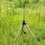 1 Set 360 Rotary Irrigation Tripod Lawn Garden Sprinkler Telescopic Support Sprinkler Head on Tripod Stainless Steel - Image 5