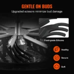 SucceBuy Leaf Bowl Trimmer 16" Trimmer Bowl Manual Bud Trimmer with Stainless-Steel Blades for Twisted Spin Cut Clear Dome - Image 3