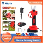 Hikity 21V Electric Cordless Pruning Shear Branche Cutter High Efficient Electric Pruner For Fruit Tree Bonsai Pruning Branches