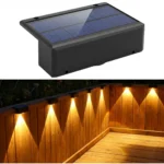 Solar Lights Outdoor IP55 Waterproof Fence Led Lights Solar Powered LED Light for Garden Outside Backyard/Step/Patio