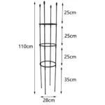 Plant Support Trellis Stackable Garden Trellis Infinitely Spliceable Rose Trellis for Climbing Flowers Vegetable Indoor Outdoor - Image 4