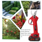 21V Cordless Electric Pruner Pruning Shear Efficient Fruit Tree Bonsai Pruning Branches Cutter Landscaping Tool - Image 4