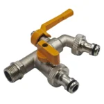 Garden Hose Faucet Adapter 1/2'' IBC Water Tank Connector 2-Way 1-Way Irrigation Brass Tap Joint Replacement Fitting Ball Valve - Image 3