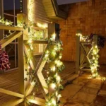 Solar Energy Green Fairy Tale Ivy String Light 8 Modes Artificial Plant Leaf Christmas Lights for Party Wedding Garden Landscape - Image 2