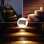 4-32 Pack Outdoor LED Solar Step Lamp Path Stair Garden Lights IP65 Waterproof Balcony Light Decoration for Patio Fence Light - Image 6