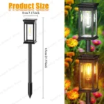 Waterproof LED Solar Lights for Garden Yard Driveway - Automatic Pathway Lighting Outdoor Landscape Lighting Auto On/Off at Dusk - Image 6
