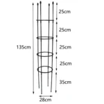 Plant Support Trellis Stackable Garden Trellis Infinitely Spliceable Rose Trellis for Climbing Flowers Vegetable Indoor Outdoor - Image 5
