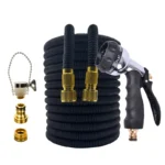Flexible Expandable Garden Hose High Pressure Nozzle Spraye Washer Gun Car Wash Hose Expandable Garden Water Hose 25FT-100FT