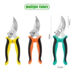 2PCS Gardening Scissors Set Ergonomic non-slip handles Safety lock pruning shears Beginner gardening set Can cut roses and more - Image 6