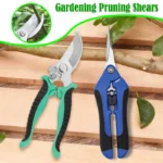 2PCS Gardening Scissors Set Ergonomic non-slip handles Safety lock pruning shears Beginner gardening set Can cut roses and more - Image 2